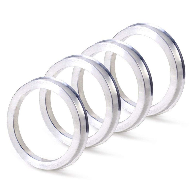 ZHTEAPR 4pc Wheel Hub Centric Rings 72.6 to 64.1 - OD=72.6mm ID=64.1mm - Aluminium Alloy Wheel Hubrings 64.1 to 72.6 - Image 1